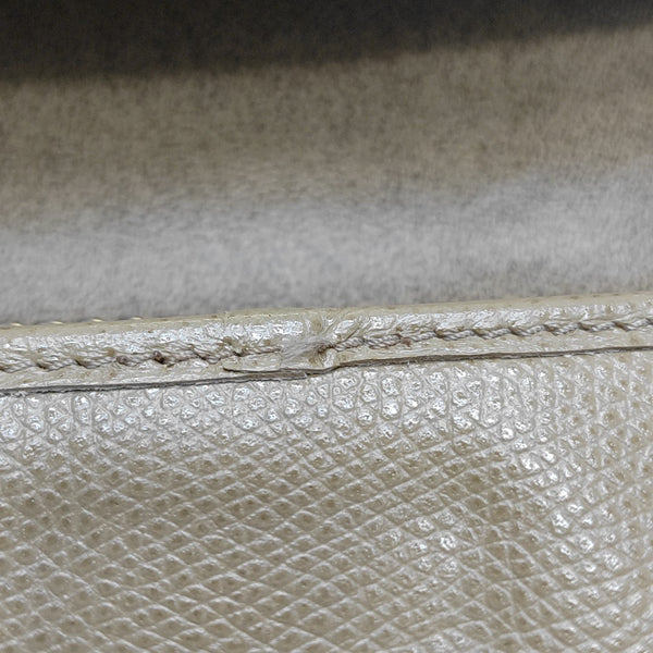 Calfskin Shoulder Bag Beige