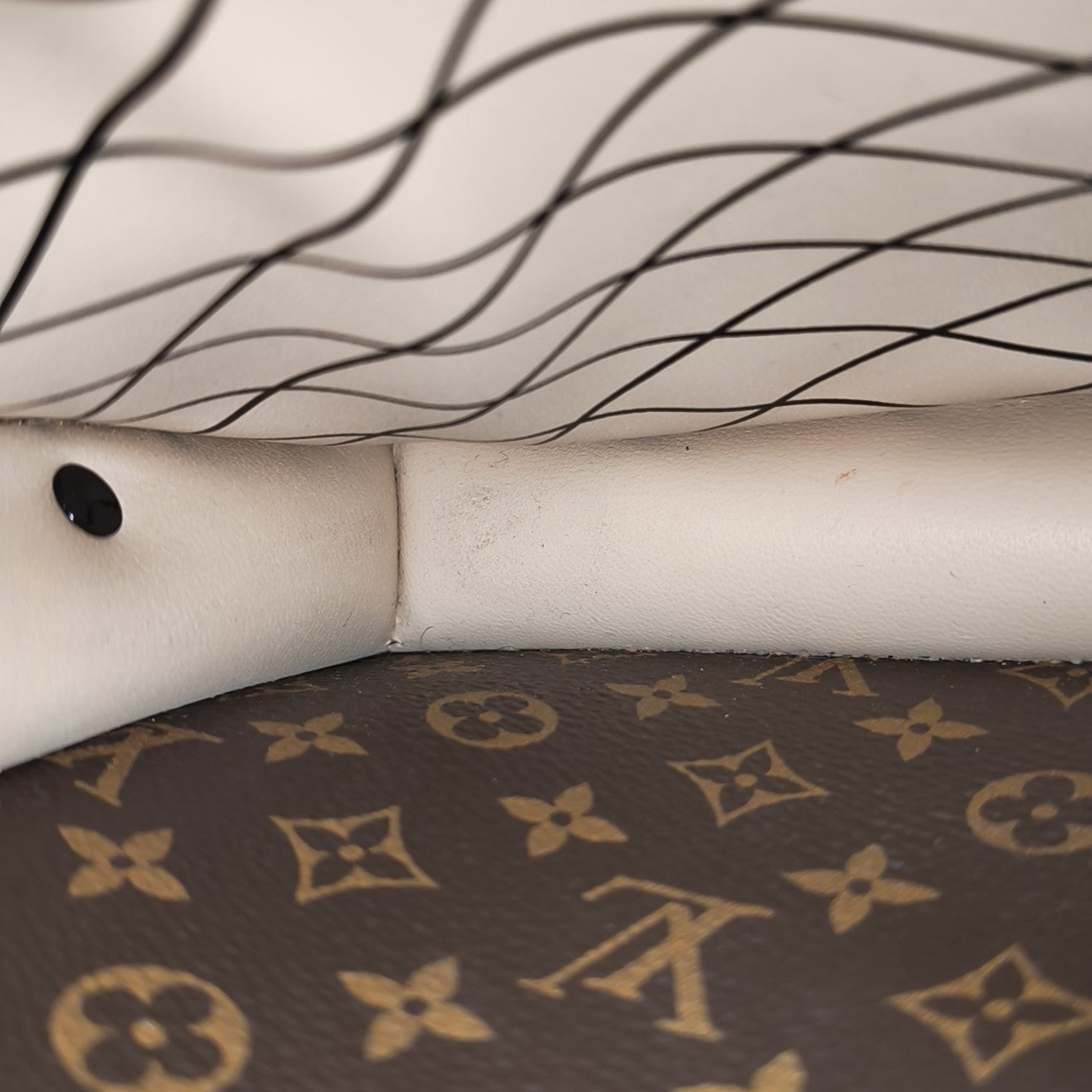 TRUNK Monogram Coated Canvas Brown