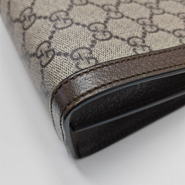 Ophidia Small Monogram Coated Canvas Beige