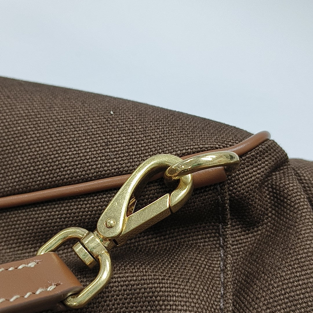 Fabric Backpack Brown