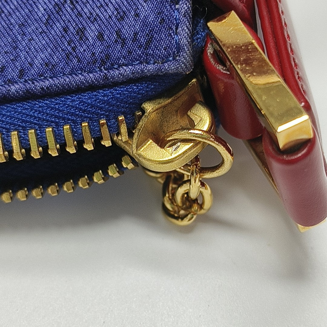 Fabric Shoulder Bag Blue