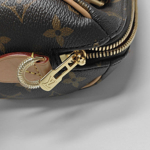 SPEEDY 20 Monogram Coated Canvas Brown