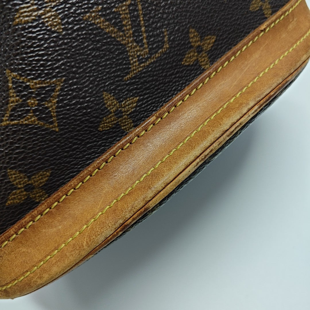BUCKET PM Monogram Coated Canvas Brown