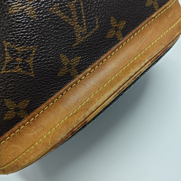 BUCKET PM Monogram Coated Canvas Brown