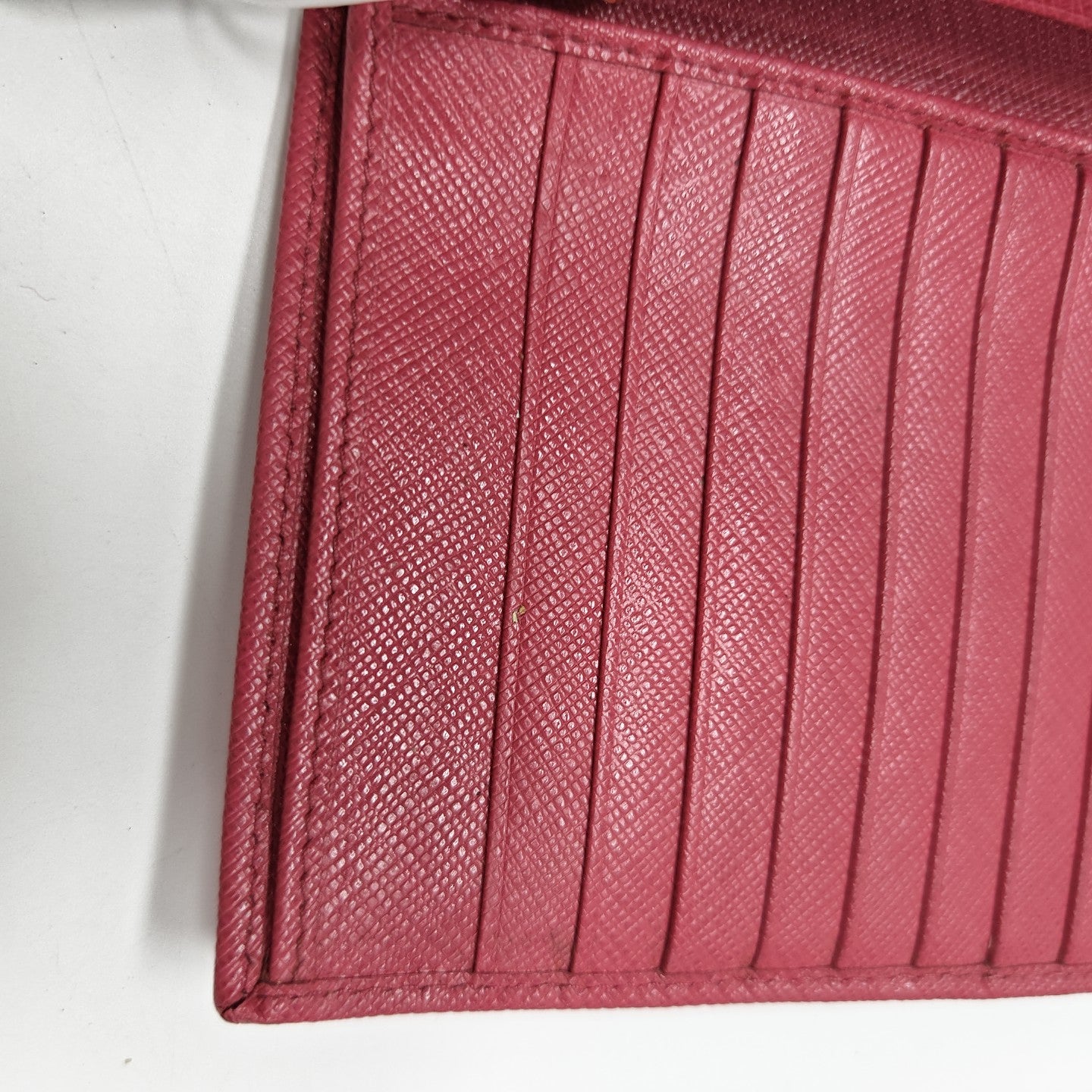 Saffiano Calfskin Wallet Pink