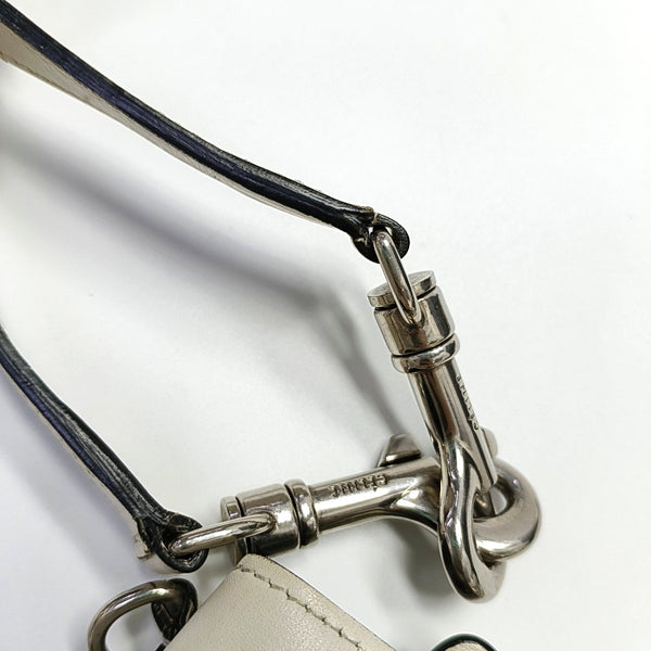 Authenticated pre-owned  LUGGAGE Nano Calfskin White - Tote Bag at Looply