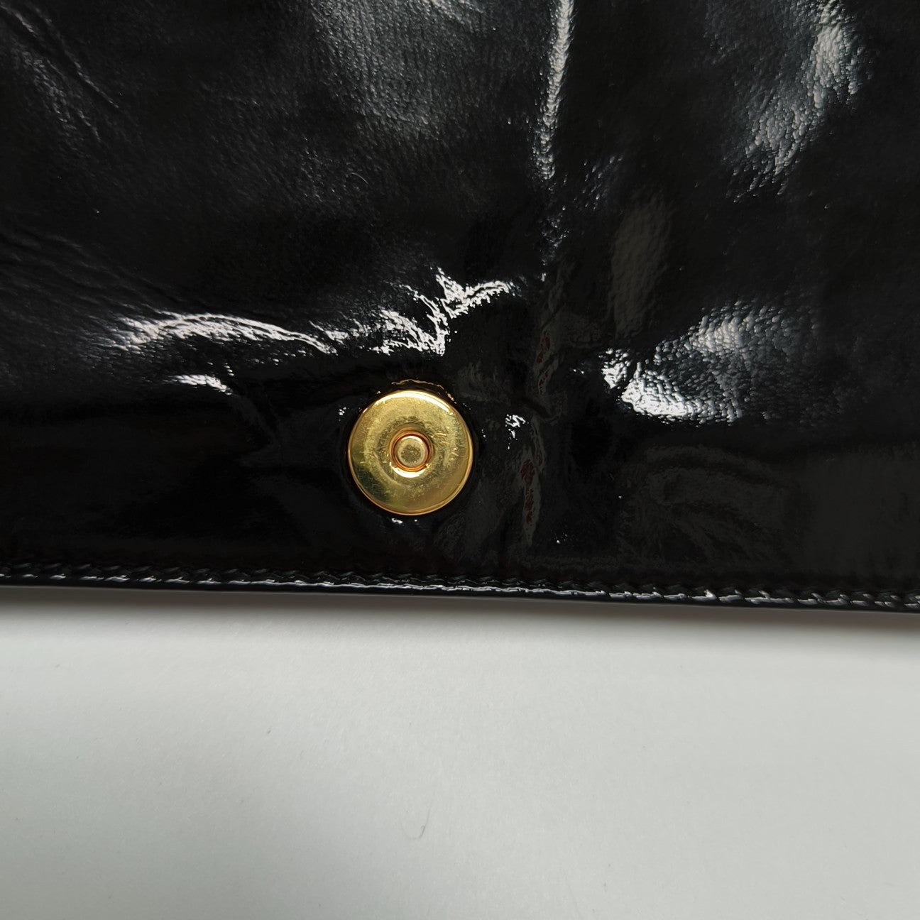 Lady Dior Medium Cannage Patent Leather Black