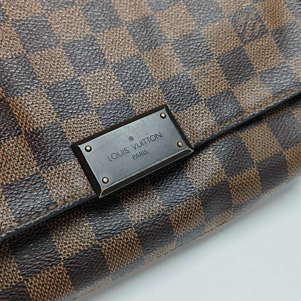 BROOKLYN Damier Ebene Coated Canvas Brown
