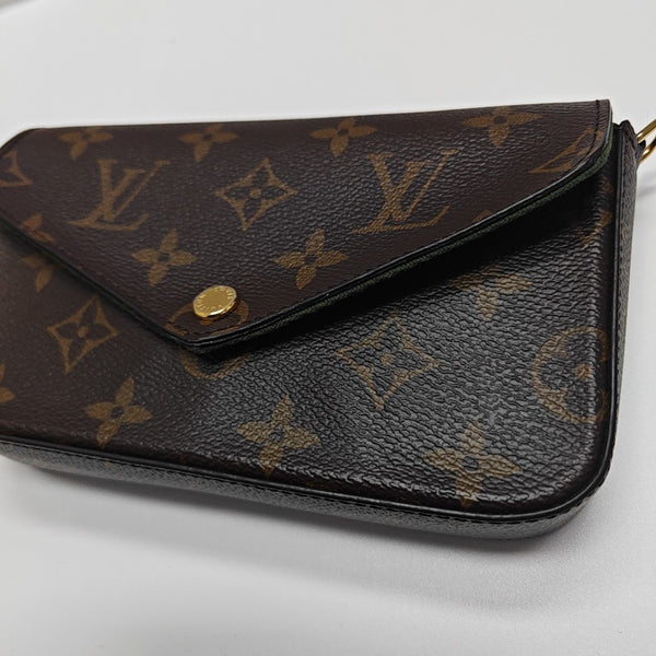 FÉLICIE Monogram Coated Canvas Brown