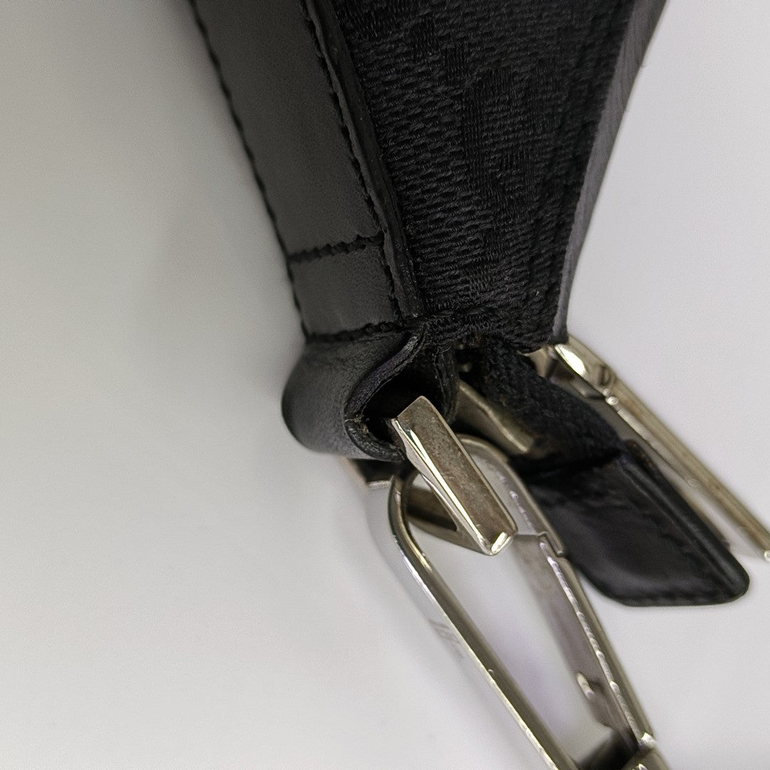 Monogram Canvas Top Handle Bag Black