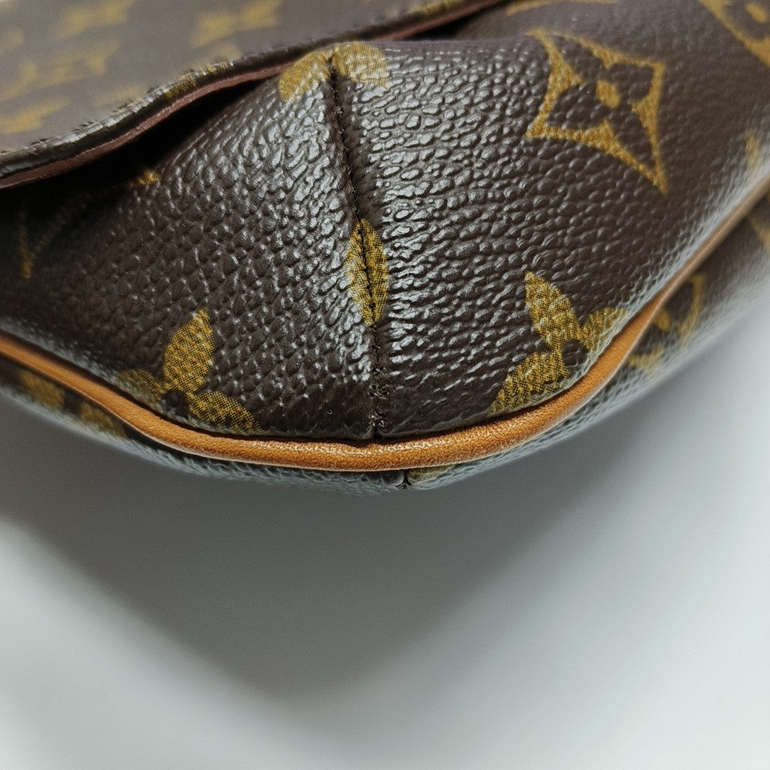 MUSETTE TANGO Monogram Coated Canvas Brown
