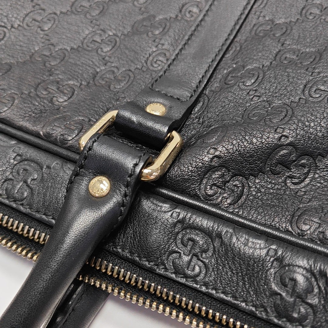 Duffle Monogram Calfskin Black