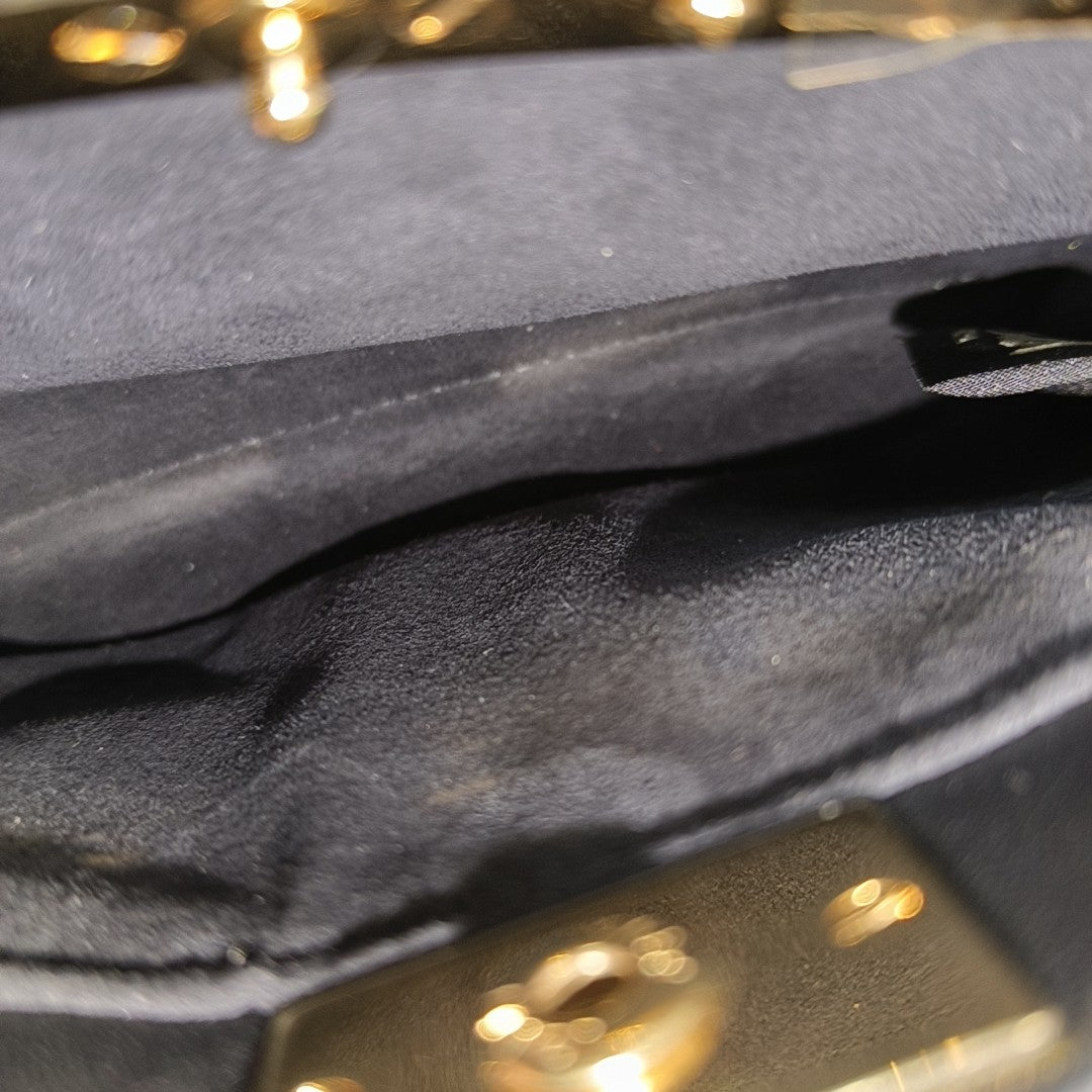 Peekaboo Mini Lambskin Black