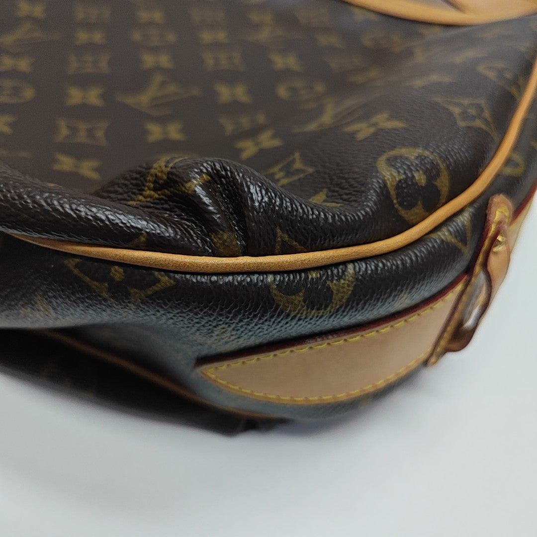 TULUM GM Monogram Coated Canvas Brown