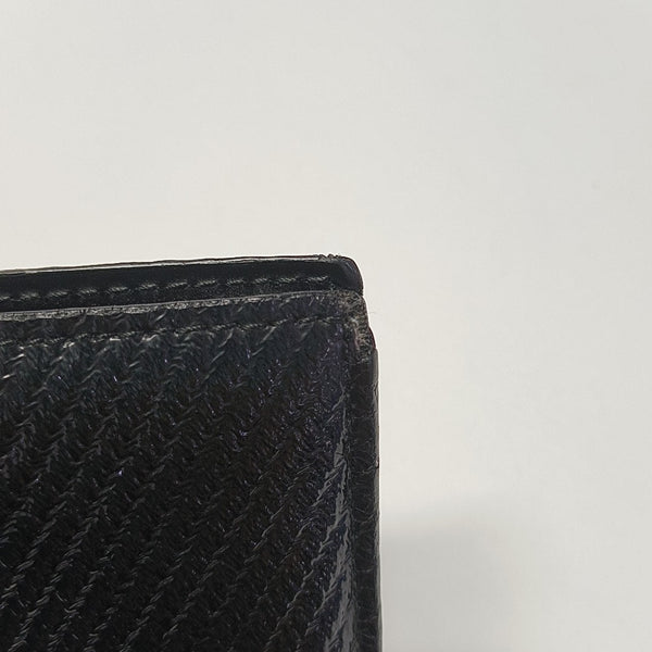 Patent Leather Wallet Black