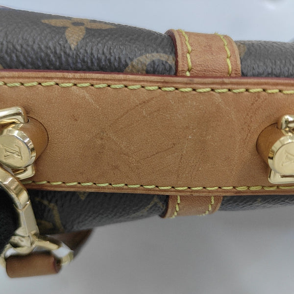 DUFFLE Monogram Coated Canvas Brown