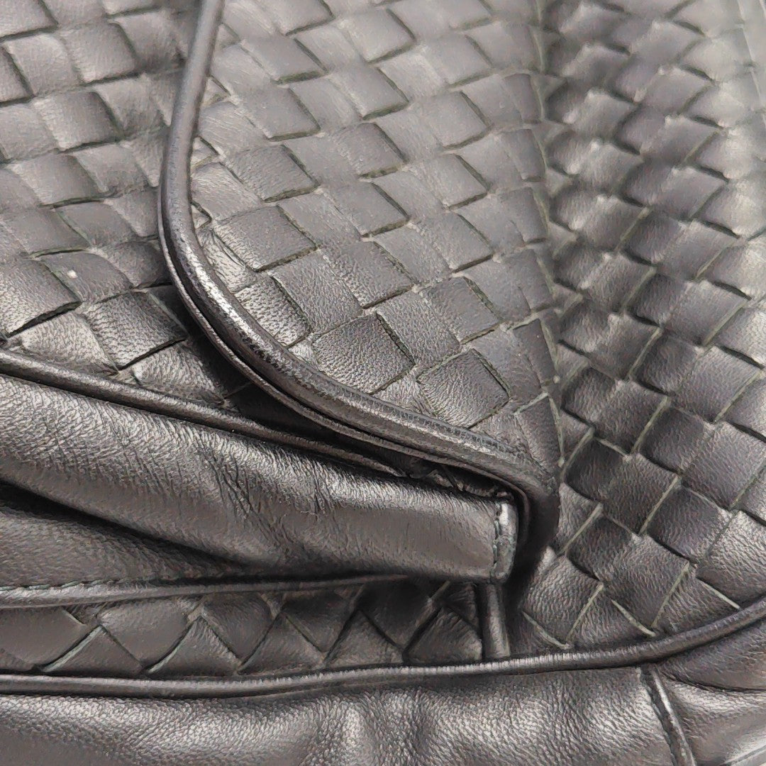 Lambskin Shoulder Bag Black