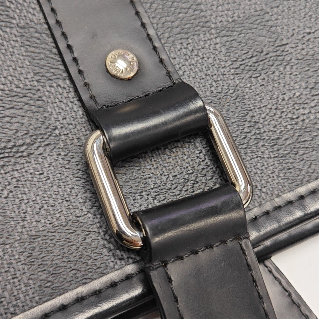 TADAO PM Damier Graphite Coated Canvas Gray