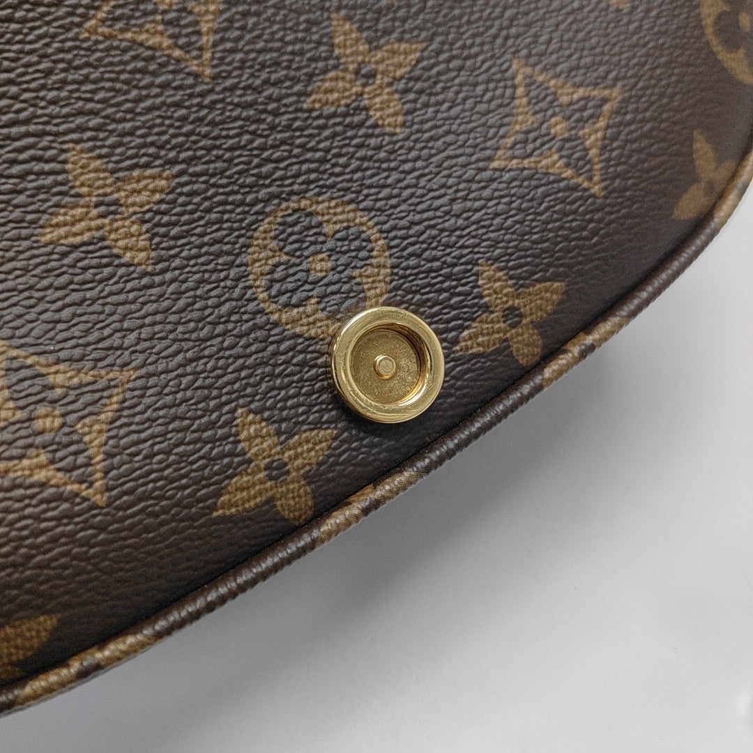 SAUMUR BB Monogram Coated Canvas Brown