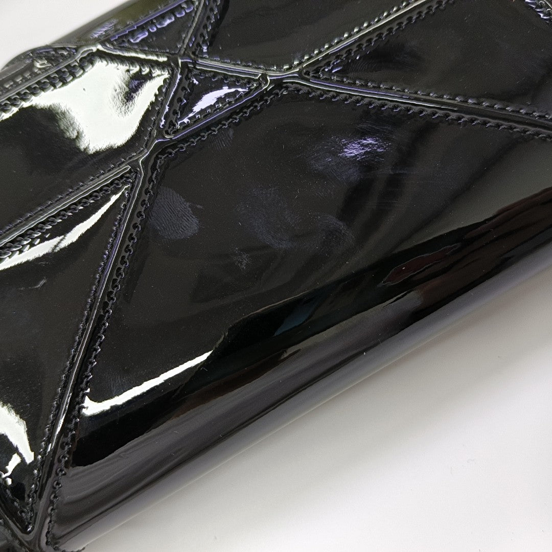 Diorama Small Cannage Patent Leather Black