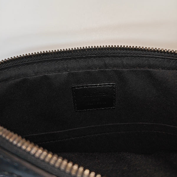 TRIO Monogram Coated Canvas Gray