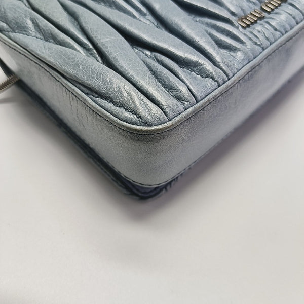 Matelassé Mini Lambskin Blue