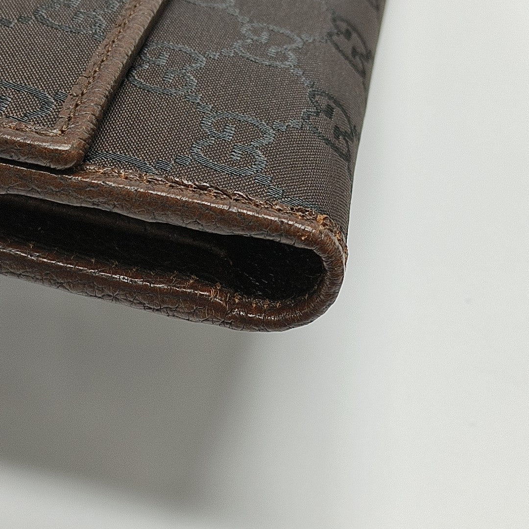 Monogram Canvas Wallet Brown