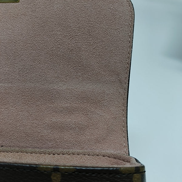 LOCKY BB Monogram Coated Canvas Pink