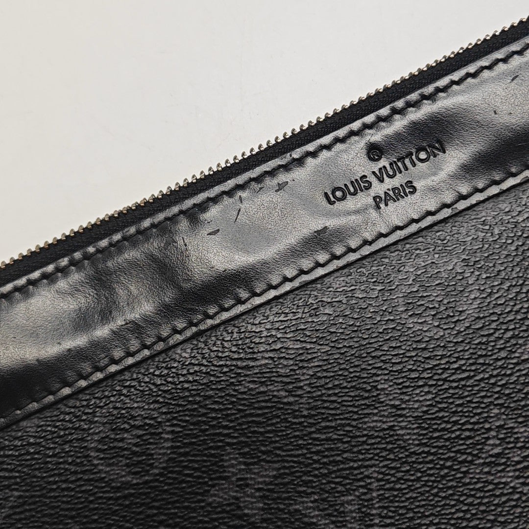 DISCOVERY Monogram Coated Canvas Gray
