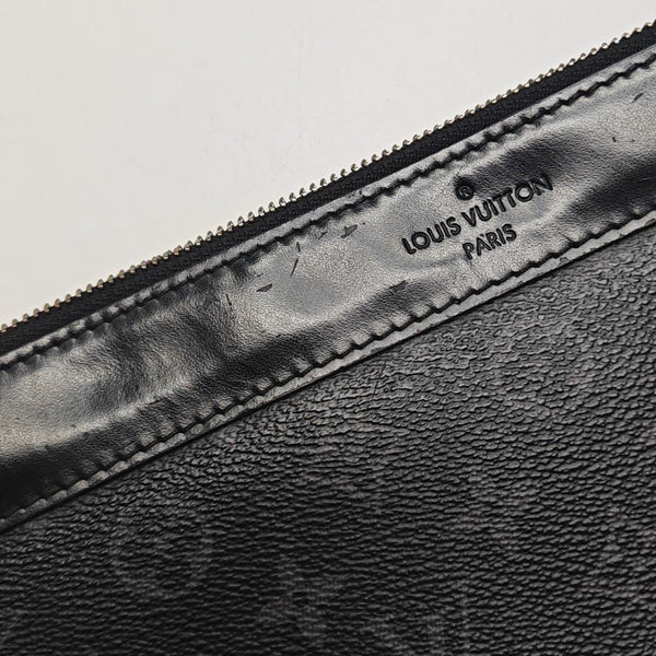 DISCOVERY Monogram Coated Canvas Gray