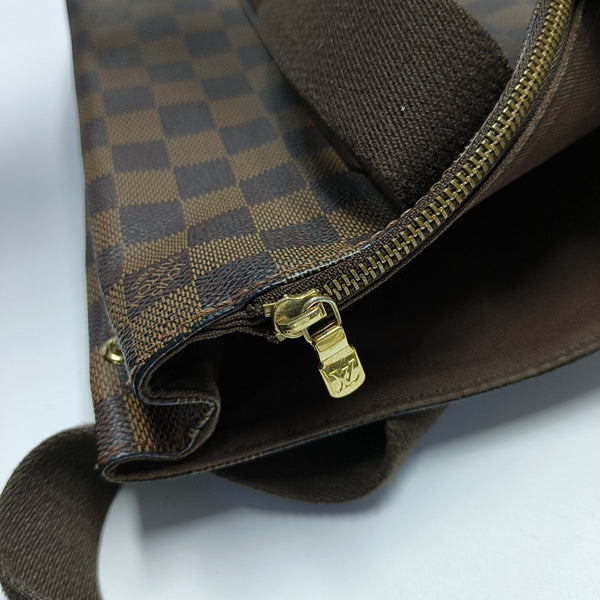 VINTAGE BEAUBOURG Damier Ebene Coated Canvas Brown