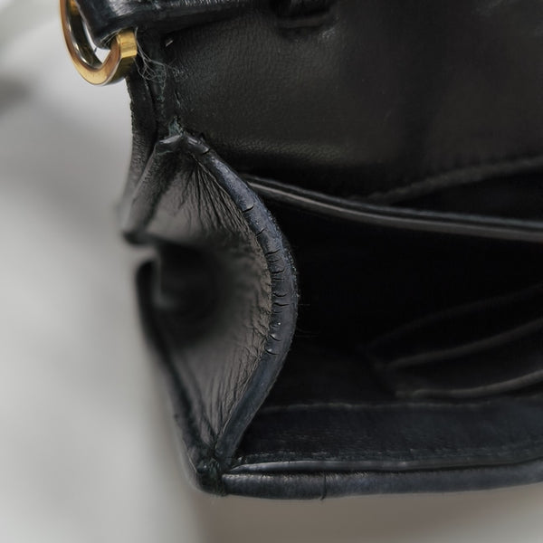 Matelassé Quilted Lambskin Black