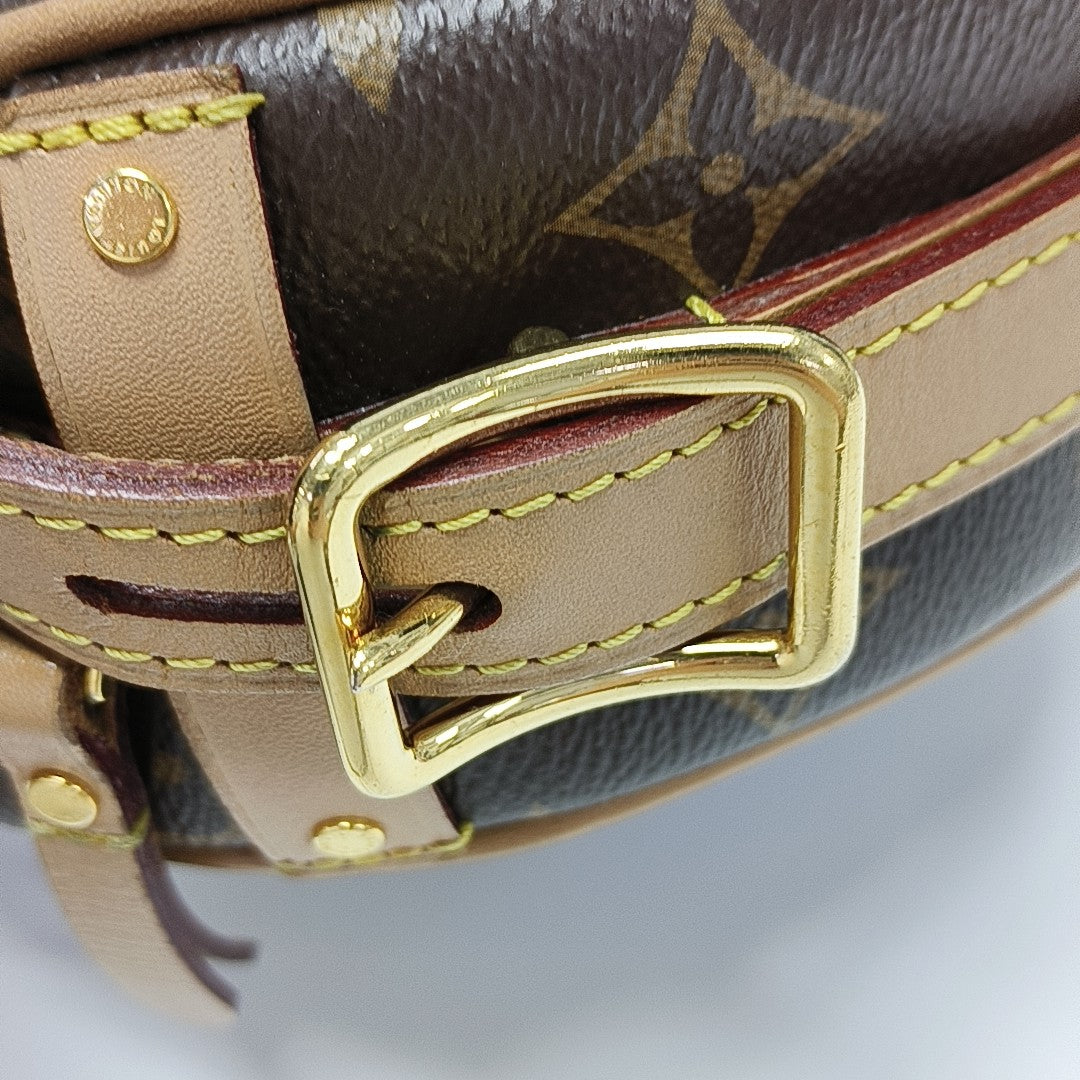 BOITE CHAPEAU PM Monogram Coated Canvas Brown