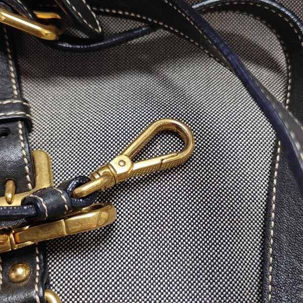 Fabric Shoulder Bag Gray