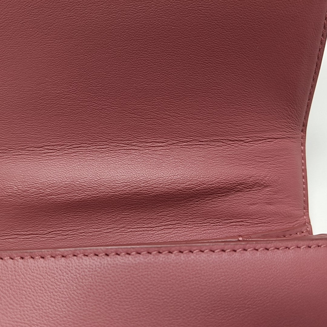 Patent Leather Shoulder Bag Beige