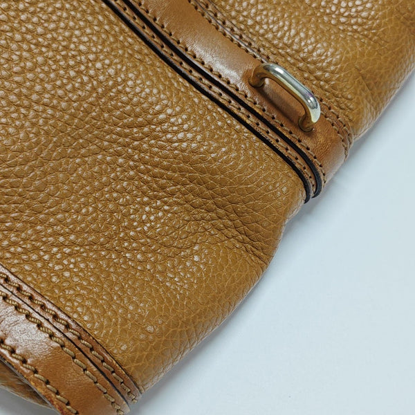 Calfskin Shoulder Bag Brown