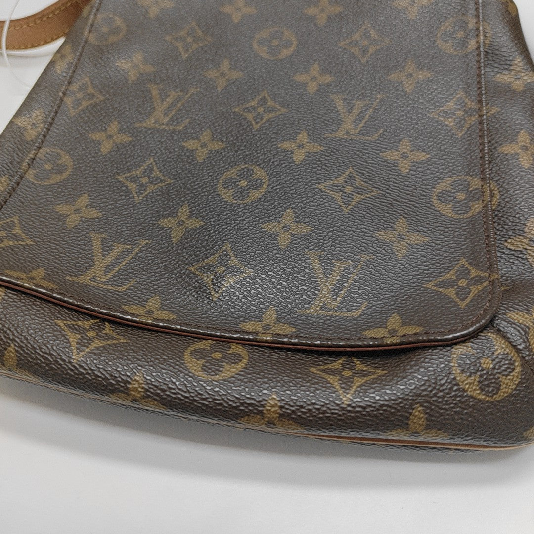 MUSETTE TANGO Monogram Coated Canvas Brown