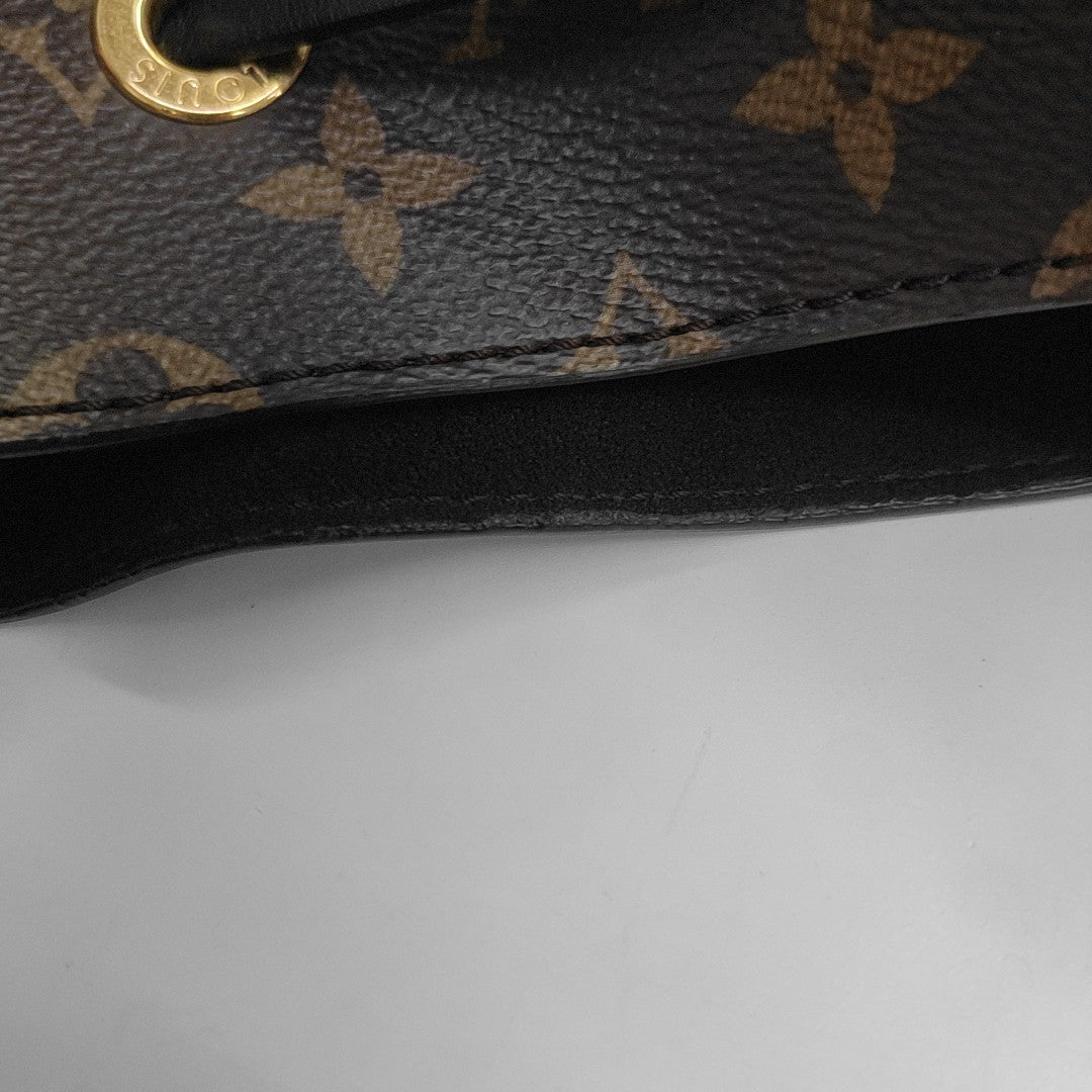 NÉONOÉ MM Monogram Coated Canvas Brown