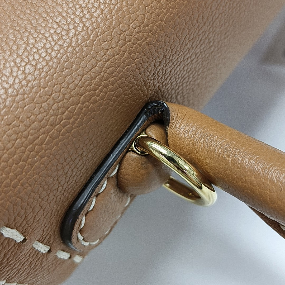 Brillant Mini Calfskin Brown