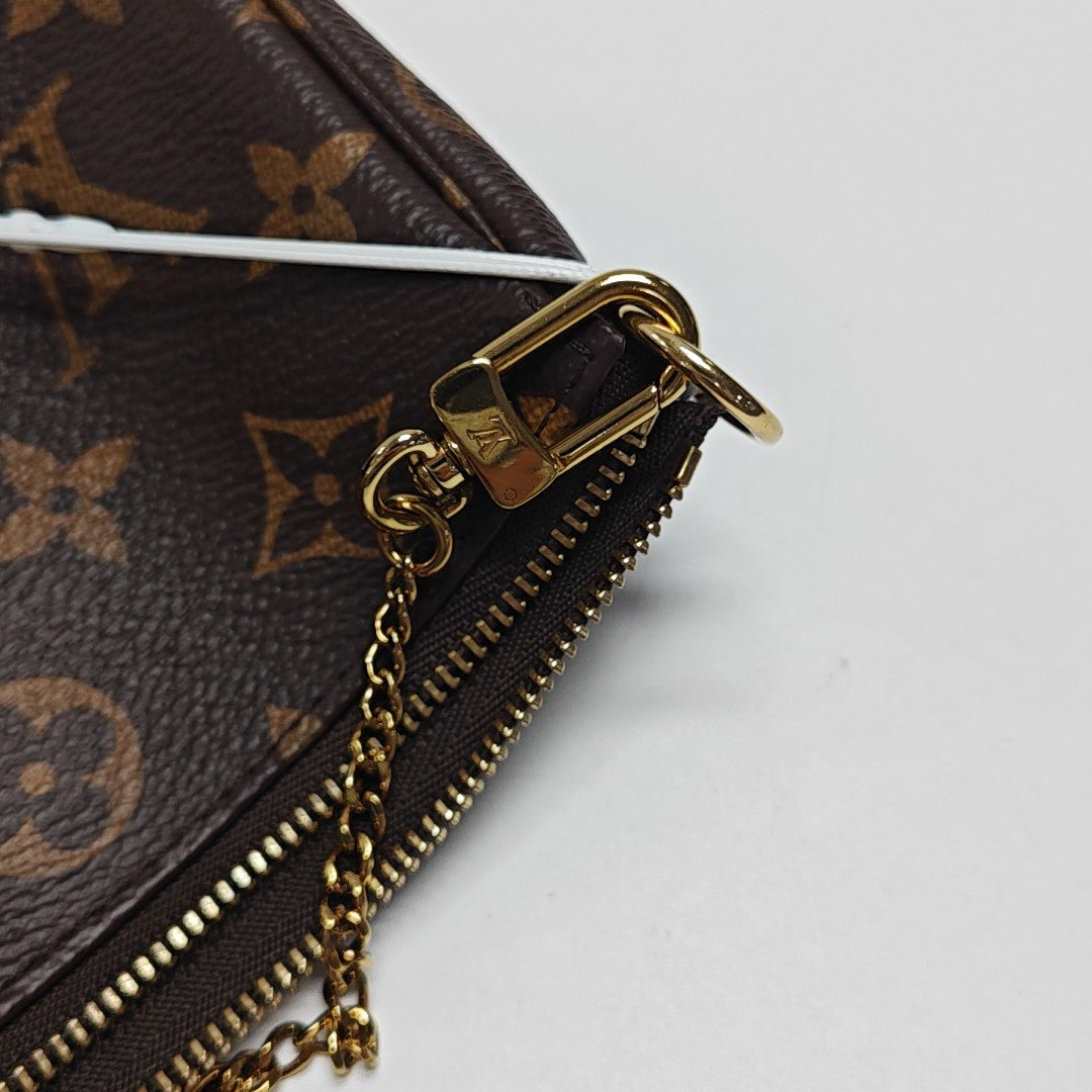 ACCESSOIRES Mini Monogram Coated Canvas Brown