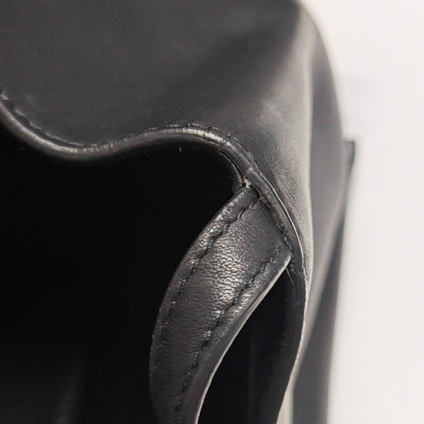 TRI FOLD Medium Calfskin Black