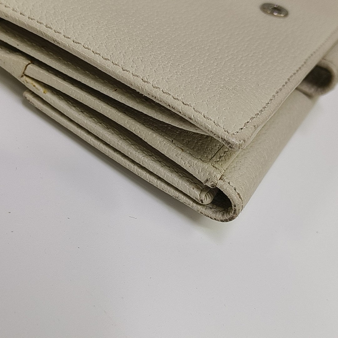 Blondie Calfskin White Wallet