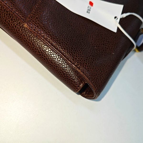 Grained Calfskin Brown