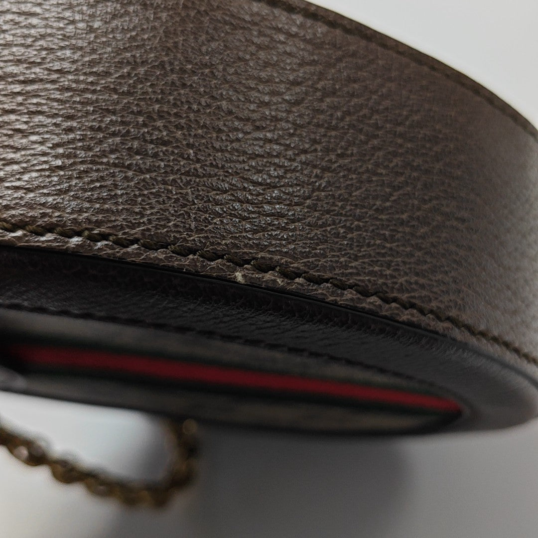 Ophidia Mini Monogram Coated Canvas Beige