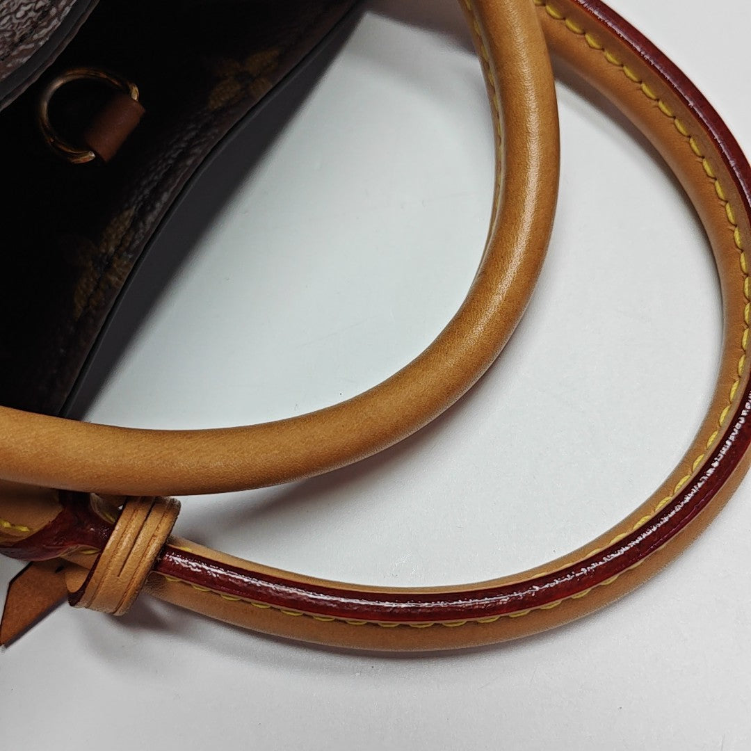 MONTAIGNE Monogram Coated Canvas Brown