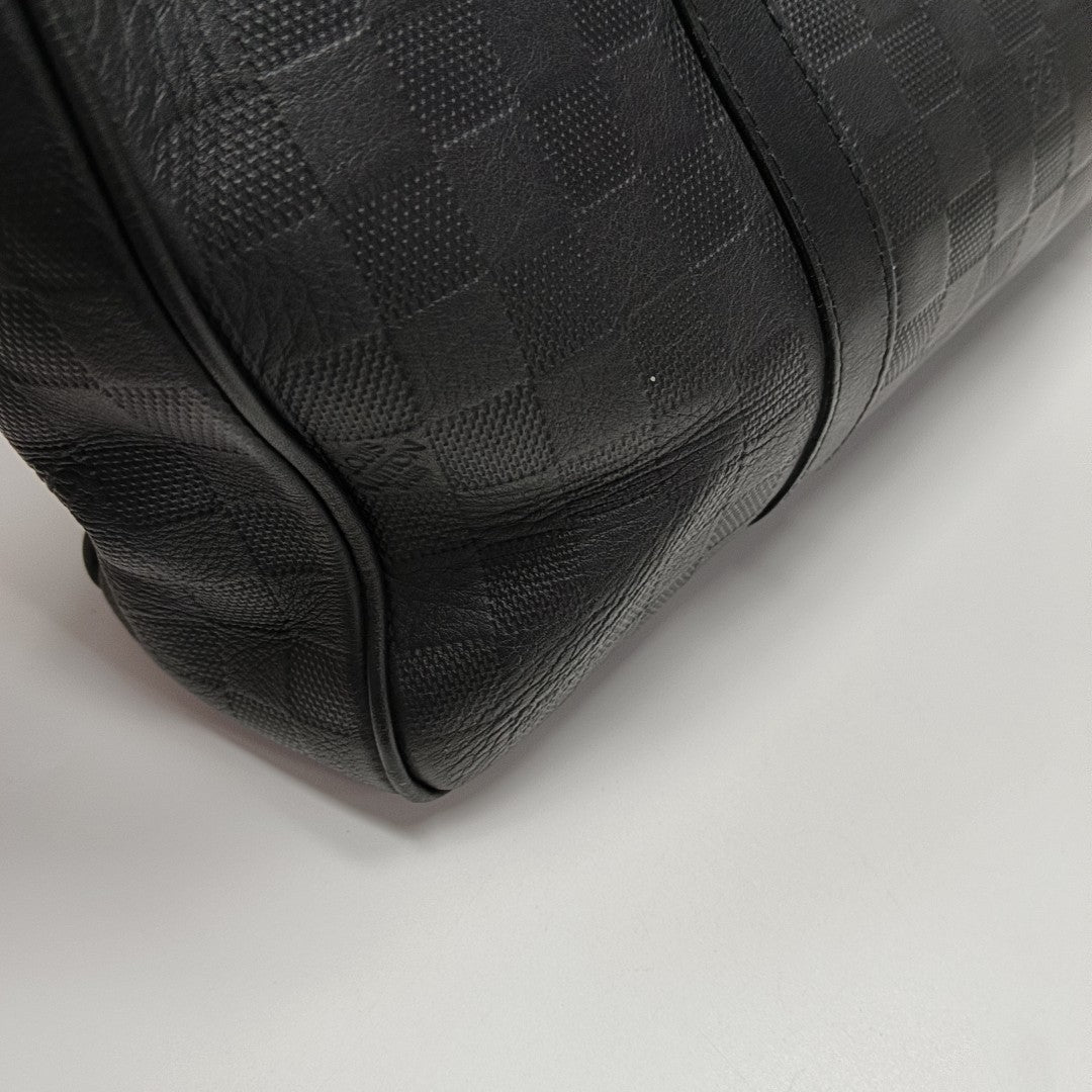 TADAO PM Damier Graphite Calfskin Black