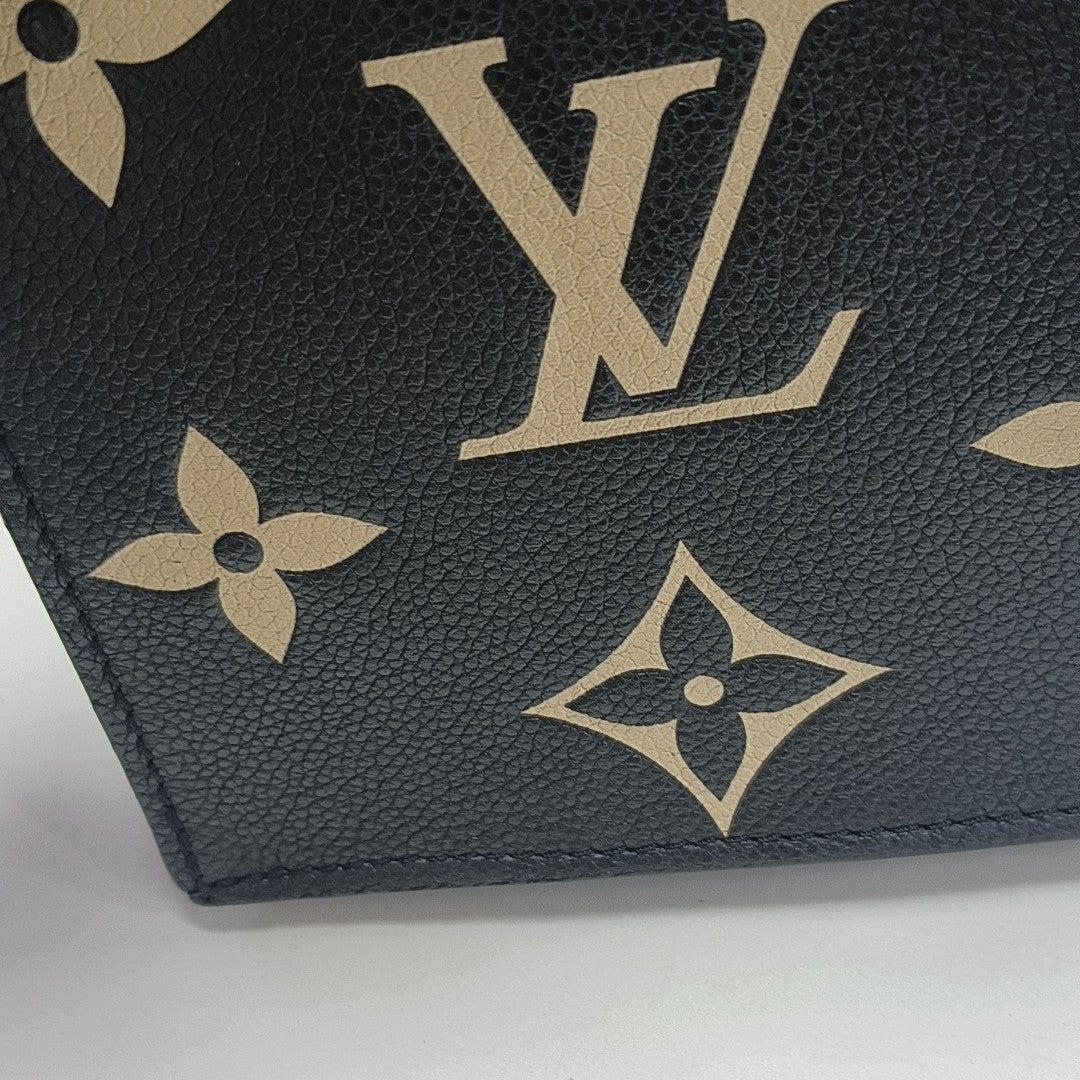SAC PLAT Mini Monogram Calfskin Black