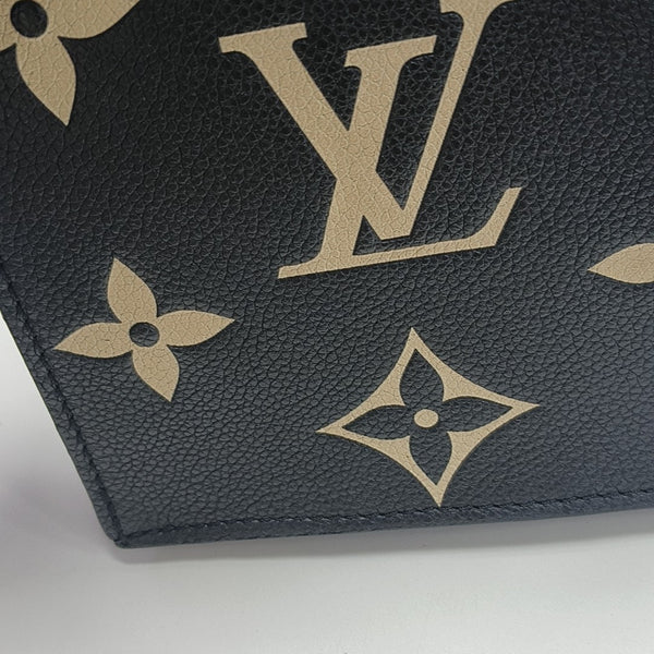 SAC PLAT Mini Monogram Calfskin Black