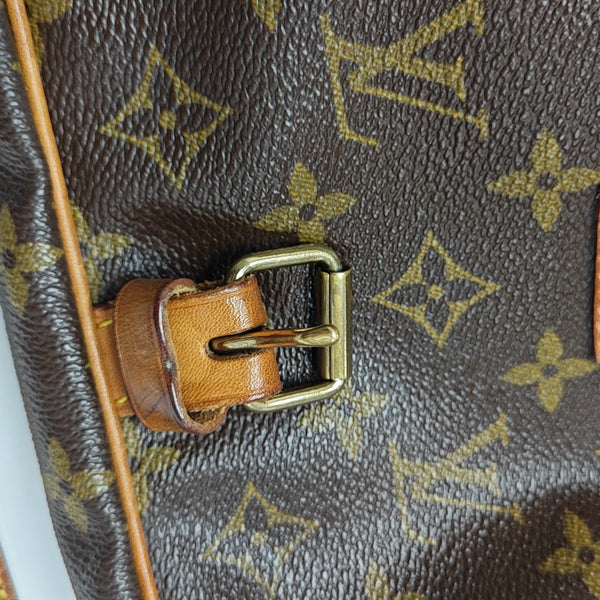 SAUMUR 35 Monogram Coated Canvas Brown