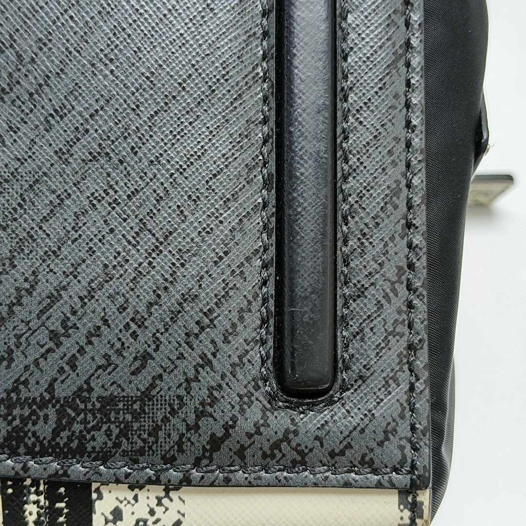 Nylon Shoulder Bag Black